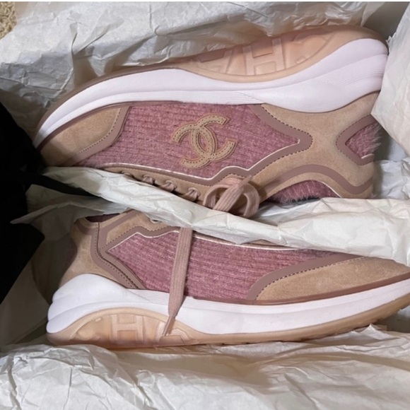 CHANEL Cashmere Sneakers